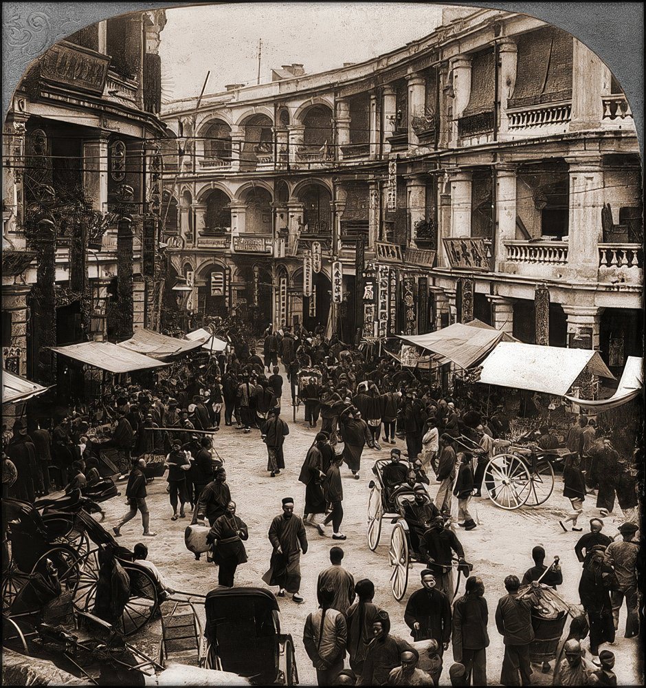 Queen's Road, Hong Kong, 1902.