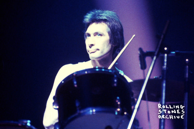 Charlie Watts Unknown venue Autumn 1973