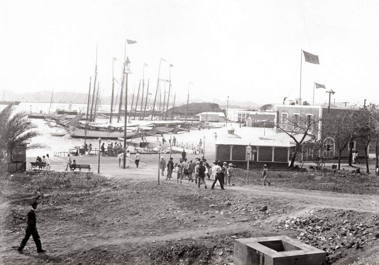 The harbor, San Juan, Puerto Rico, 1900.