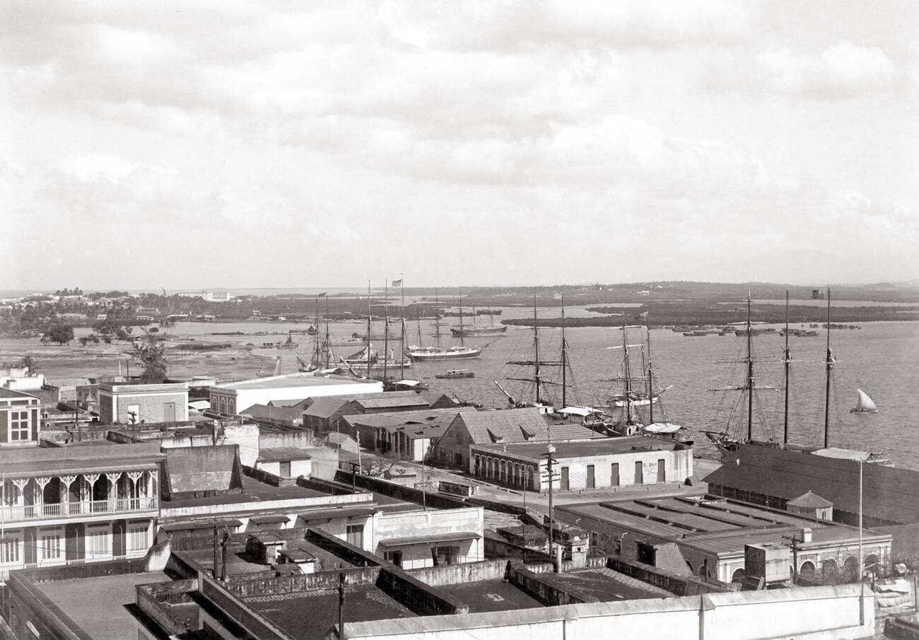 The harbor at San Juan, Puerto Rico, 1900s