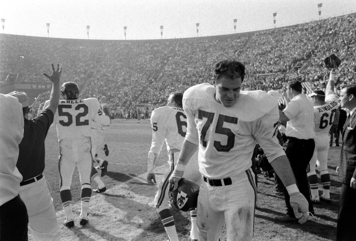 Kansas City sideline, Super Bowl I, 1967