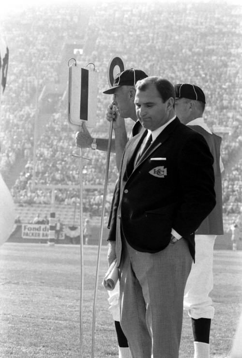 Kansas City head coach Hank Stram, Super Bowl I, 1967