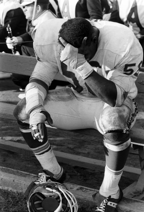 On the Kansas City sideline, Super Bowl I, 1967