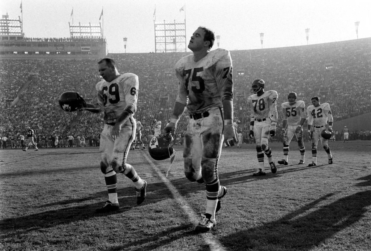 Sherrill Headrick, Jerry Mays and other Kansas City Chiefs, Super Bowl I, 1967