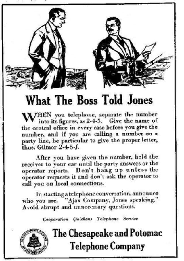 Ring-Ring! A Guide to Using the Telephone Published in 1917