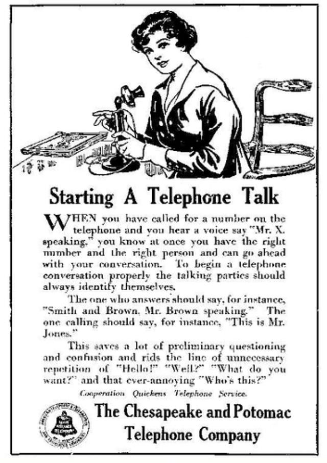 Ring-Ring! A Guide to Using the Telephone Published in 1917