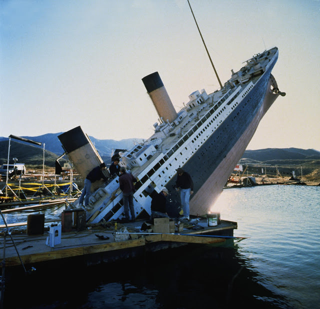 The Monumental Production and Behind the Scenes Photos of Titanic 1997