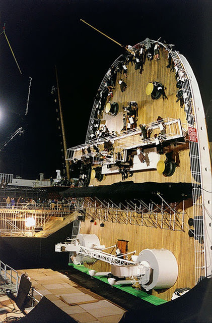 The Monumental Production and Behind the Scenes Photos of Titanic 1997