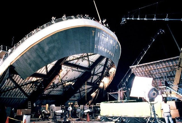 The Monumental Production and Behind the Scenes Photos of Titanic 1997