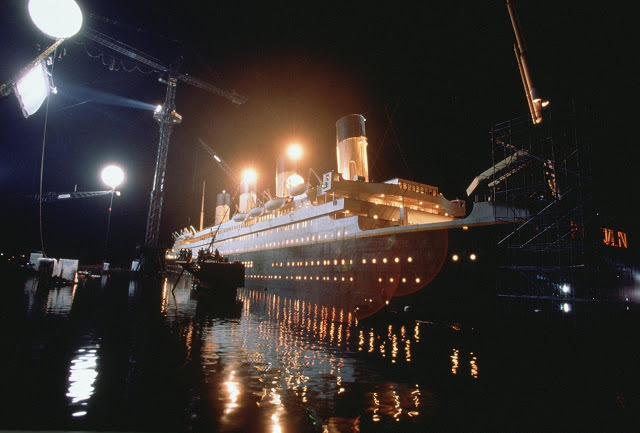 The Monumental Production and Behind the Scenes Photos of Titanic 1997