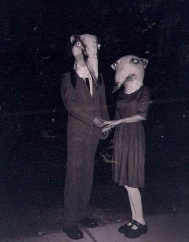 Spooktacularly Strange: Bizarre Vintage Halloween Costumes from the Past