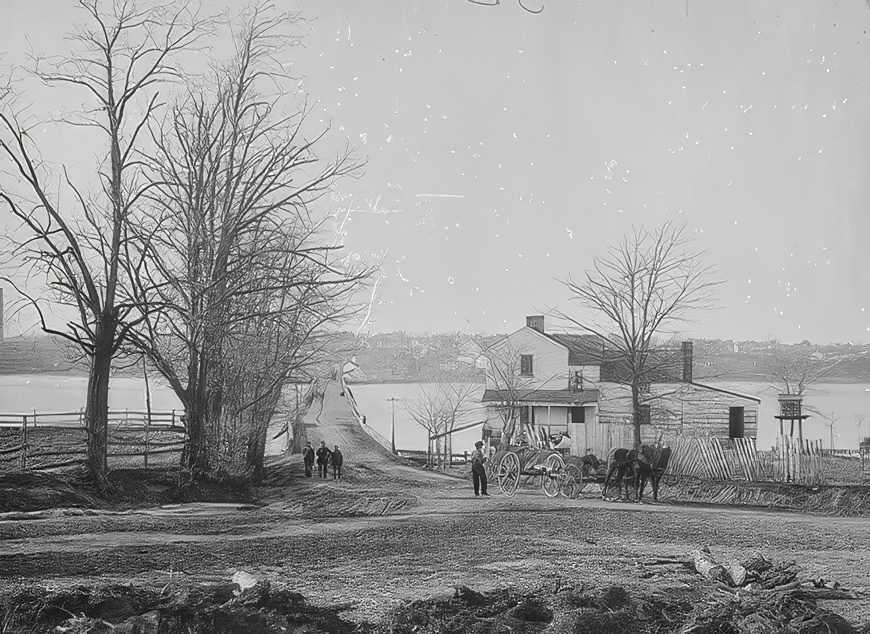 Bridge across the Eastern Branch, Washington, D.C., 1862