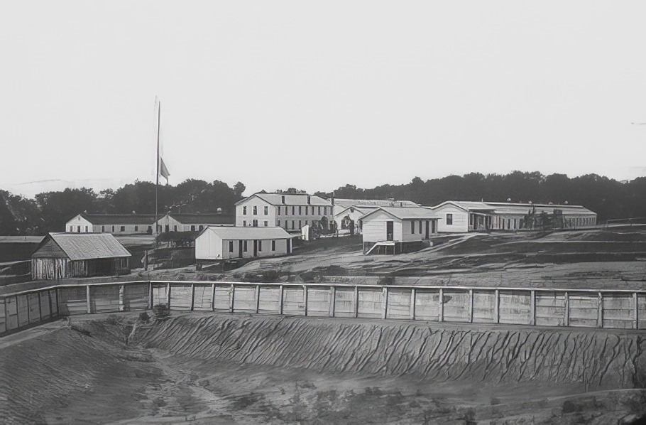 Barracks at Fort Carroll near Giesboro Point, D.C.