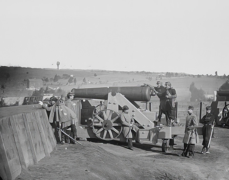 Officers of 55th Inf. at Fort Tennalytown, D.C.