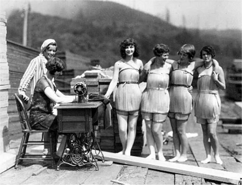 Floating in Style (Sort Of): The Wooden Bathing Suits of the 1920s