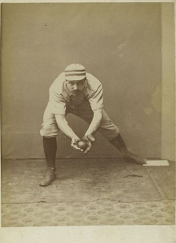 Before Action Shots: Studio Photos of 19th-Century Baseball Players