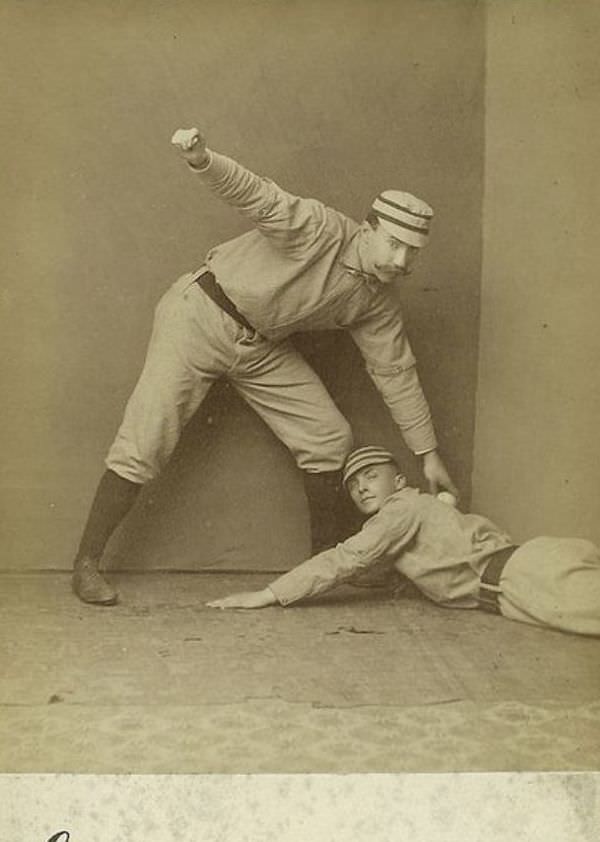 Before Action Shots: Studio Photos of 19th-Century Baseball Players