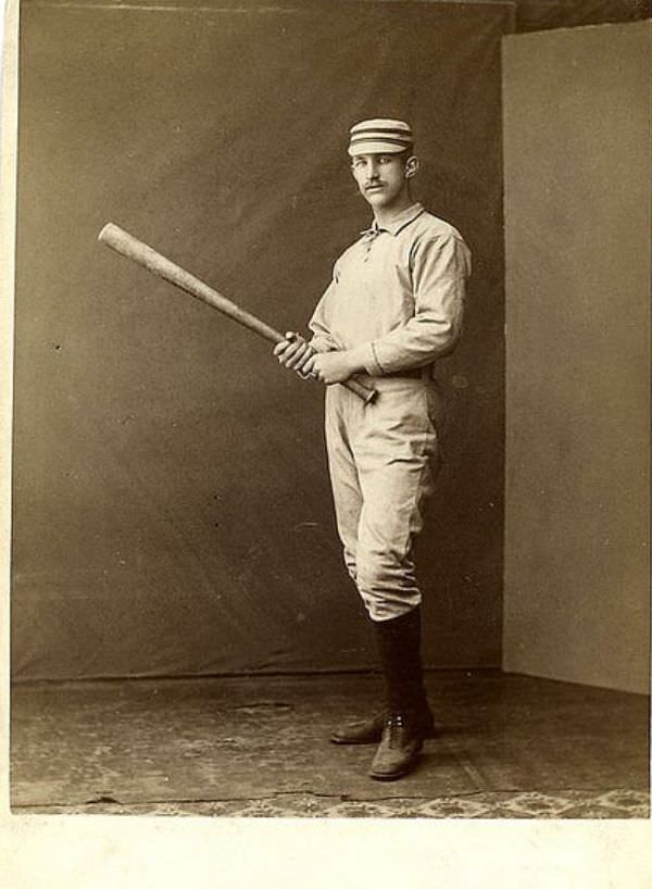 Before Action Shots: Studio Photos of 19th-Century Baseball Players