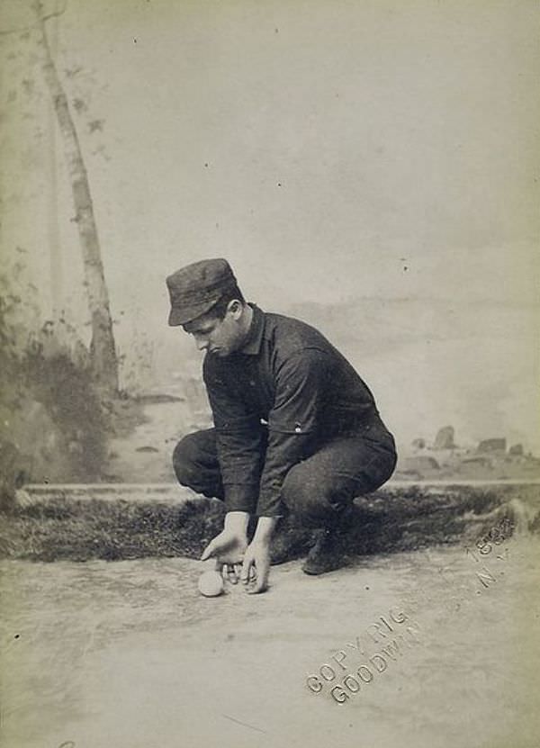 Before Action Shots: Studio Photos of 19th-Century Baseball Players