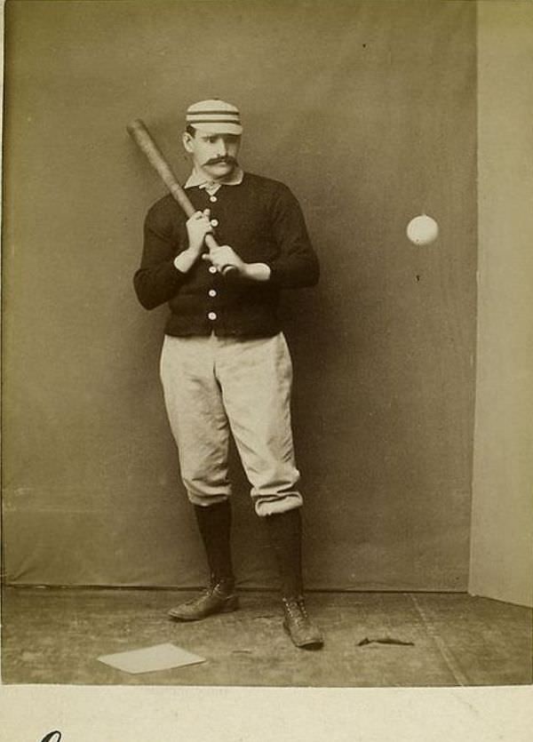 Before Action Shots: Studio Photos of 19th-Century Baseball Players