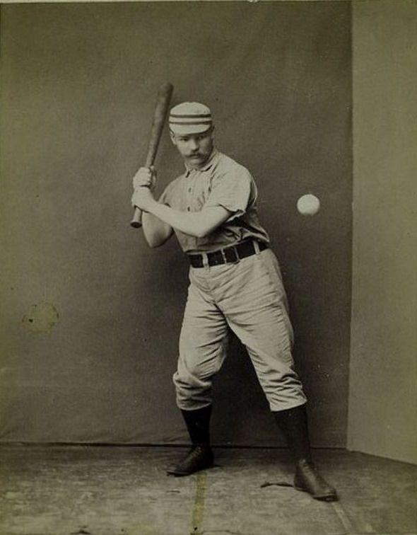 Before Action Shots: Studio Photos of 19th-Century Baseball Players