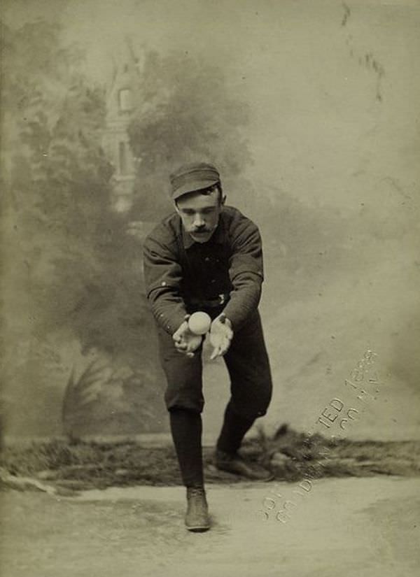 Before Action Shots: Studio Photos of 19th-Century Baseball Players