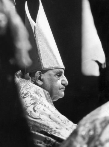 Pope John XXIII during the Second Vatican Ecumenical Council, 1962