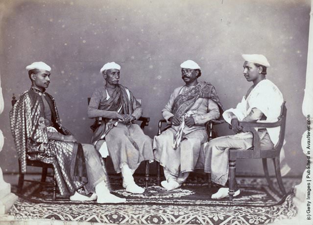 Bankers in Delhi, 1870.